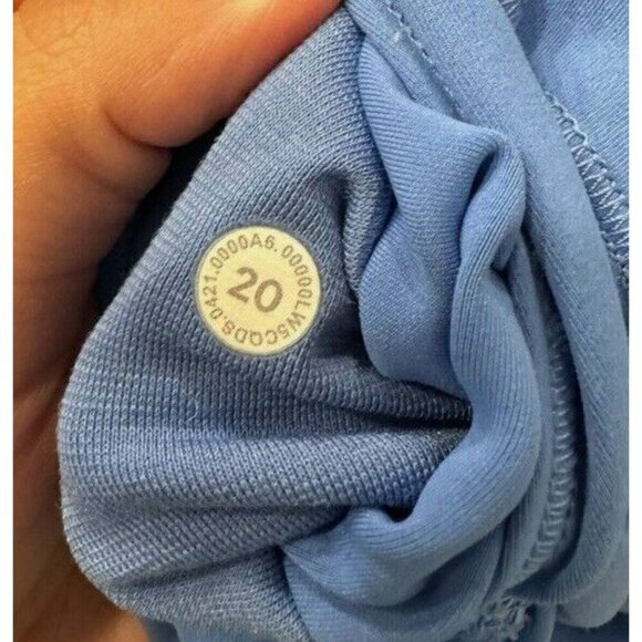 Lululemon Wunder Train High-Rise Tight 25" Blue Nile Size 20 EUC - Picture 4 of 4